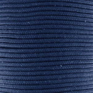 Tresse de soie 1,50 mm Bleu foncé x1m