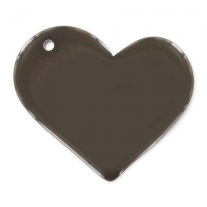 Coeur Polaris opaque coeur 30 mm Marron x1