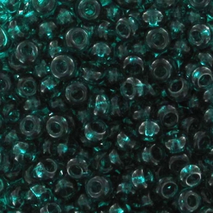 Perles rocailles Preciosa 11/0 2 mm - Emerald x20g
