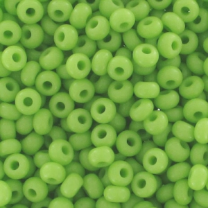 Perles rocailles Preciosa 9/0 2.5 mm - Anis Opaque x20g
