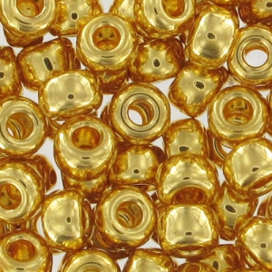 Rocaille Miyuki 8/0 191 - 24kt Gold Plated x5g