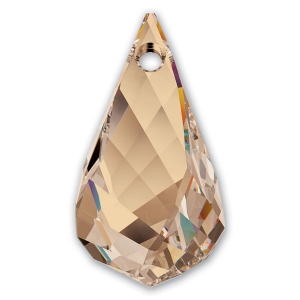 Goutte Helix PureCrystal 6020 18 mm Crystal Golden Shadow x1