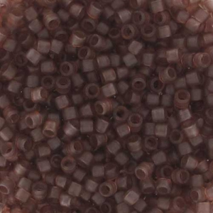 Miyuki Delica 11/0 DB0772 - Dyed Semi Mat Transparent Cinnamon x8g