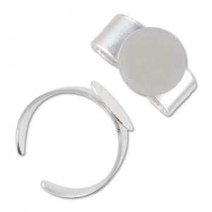 Bague plateau 12 mm en Argent 925 x1