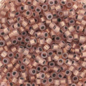 Miyuki Delica 11/0 DB0191 - Opal Copper Lined x8g