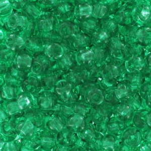 Perles rocailles Preciosa 11/0 2 mm - Green x10g