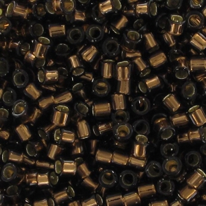 Miyuki Delica 10/0 DBM0150 - Root Beer Silver Lined x8g