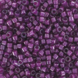 Miyuki Delica 11/0 DB0281 - Luster Crystal Lined Fuchsia x8g