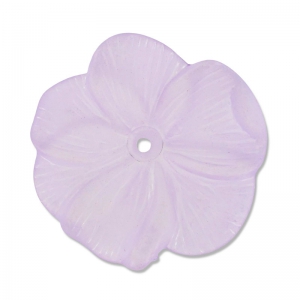 Fleur Pensée 30 mm Light Lilas Frosted