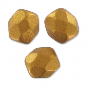 Facettes 4 mm Brass Gold x50