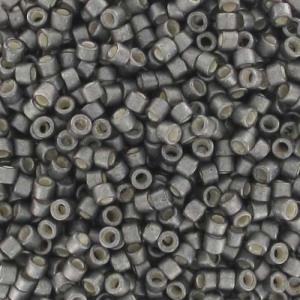 Miyuki Delica 11/0 DB1186 - Galvanized Semi Mat Graphite x8g