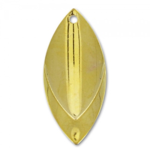 Sequins 27 mm doré x4