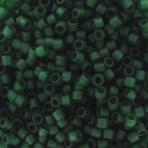 Miyuki Delica 11/0 DB0767 - Mat Transparent Dark Emerald x8g