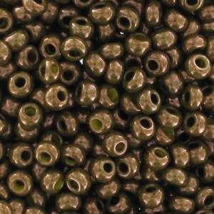 Perles rocailles Preciosa 9/0 2.5 mm - Luster Light Brown x20g