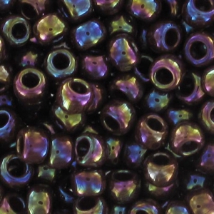 Rocaille Toho 11/0 TO11R406 - Opaque Rainbow Oxblood x8g