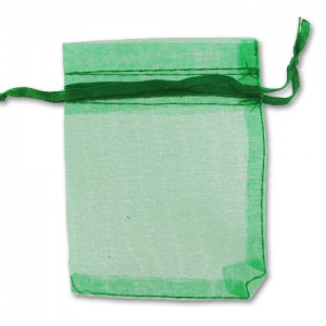 Sachets Organza 70x90 mm Vert x20