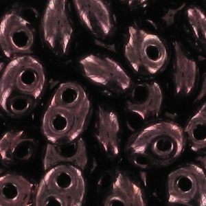 Twin beads 2,5x5 mm Dark Bronze x20g