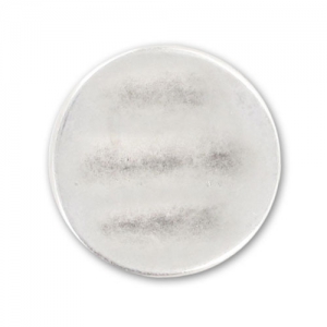 Poussoir rond 19 mm pour cordon 1.8 mm - Placage Argent fin vieilli x1