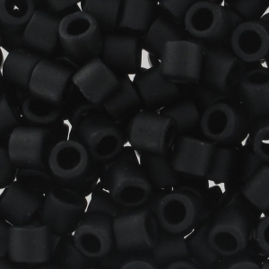 Miyuki Delica 8/0 DBL0310 - Black Mat x8g