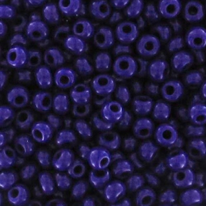 Perles rocailles Preciosa  11/0 2 mm - Cobalt Opaque x20g