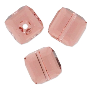 Cubes PureCrystal 5601 4 mm Blush Rose x8