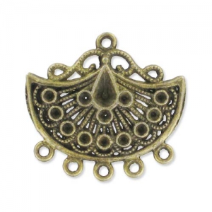 Intercalaire à strasser 28 mm bronze x1