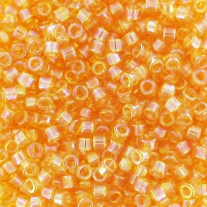 Miyuki Delica 11/0 DB0100 - Transparent Light Topaz AB x8g