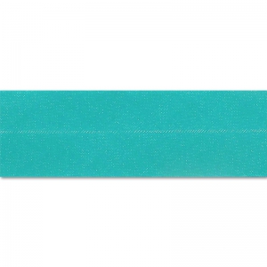 Biais en polycoton 20 mm Turquoise x 1m