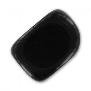 Perle en pierre gemme Onyx Noir 19x12 mm x1