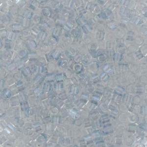 Miyuki Delica 11/0 DB1677 - Pearl Lined Transparent Pale Gray AB x8g