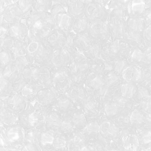 Perles rocailles Preciosa 11/0 2 mm - Crystal mat x20g