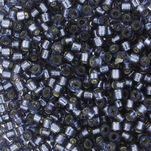 Miyuki Delica Duracoat 11/0 DB2167 - Silver Lined Dyed Prussian Blue x8g