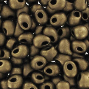 Mini-gouttes Miyuki 2.8 mm DP28-2006 - Mat Met Dark Bronze x8g
