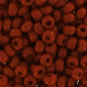 Perles rocailles Preciosa 9/0 2.5 mm - Opaque Light Chocolate x20g