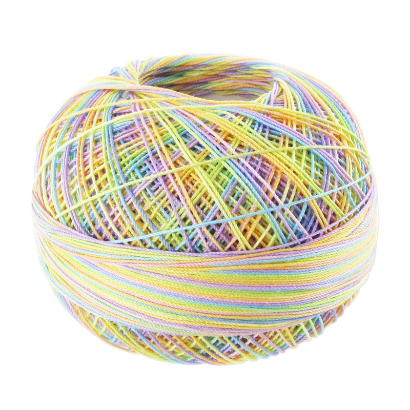 Fil de coton Lizbeth taille 20 Grape Splash n°165 x192m - Perles & Co