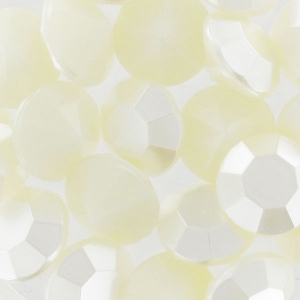 Cabochon rond 8 mm Cream Pearl x20