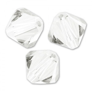 Toupies en cristal PureCrystal 5328 3 mm Crystal Silver Shade x50
