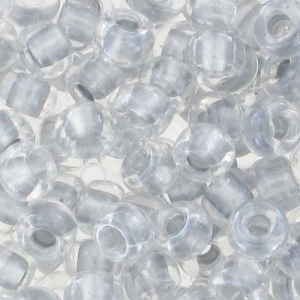 Rocaille Miyuki 8/0 242 - Spkl Pewter Lined Crystal x8g