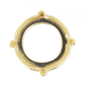Serti griffe pour cabochon PureCrystal 1122 12 mm - Doré x1