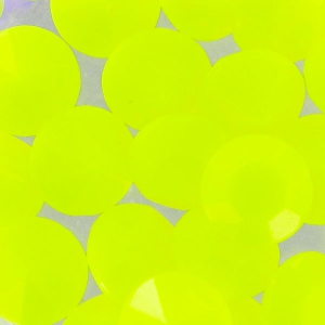 Cabochon rond 8 mm Jaune Fluo x20