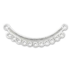 Intercalaires 11 anneaux 36 mm argenté x6