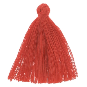 Pompon imitation coton 43-46 mm Rouge x1