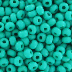 Perles rocailles Preciosa  11/0 2 mm - Green Turquoise x20g