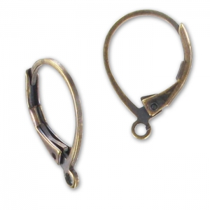 Dormeuses 16 mm - Bronze x2