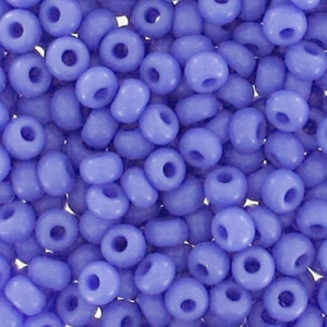 Perles rocailles Preciosa  9/0 2.5 mm - Light Blue Opaque x20g