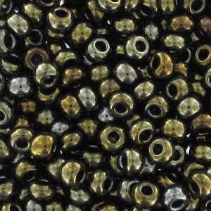 Perles rocailles Preciosa 11/0 2 mm - Brown Iris x20g