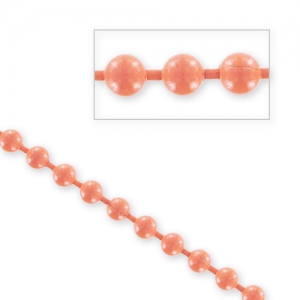 Chaîne maille boule 3,2 mm Coral x1m