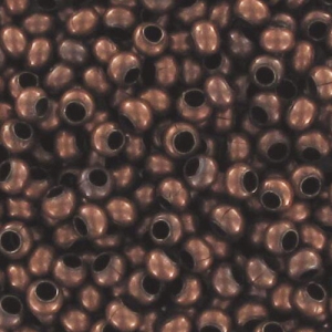 Rocailles en métal 11/0 - Cuivré vieilli x10g