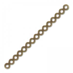 Intercalaire 15 rangs 51x3.4 mm bronze x1