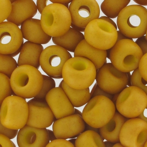 Rocaille Miyuki 6/0 1233 - Opaque Mustard Mat x8g
